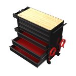 Hyper Tough Hyper Stack 27-Inch 6-Drawer Rolling Tool Cabinet, Black Steel Garage Tool Storage Chest - Image 21